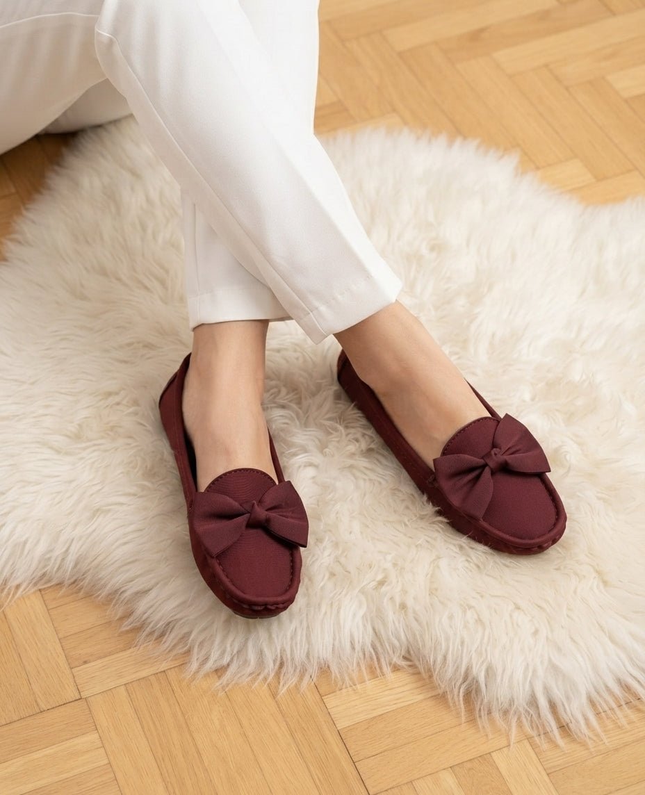 Stylish Bow Loafers - SH Collection
