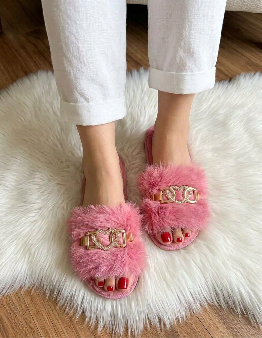 004 Fur slipper SH Collection