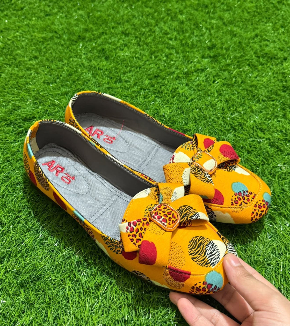 Print Pumps bow SH Collection