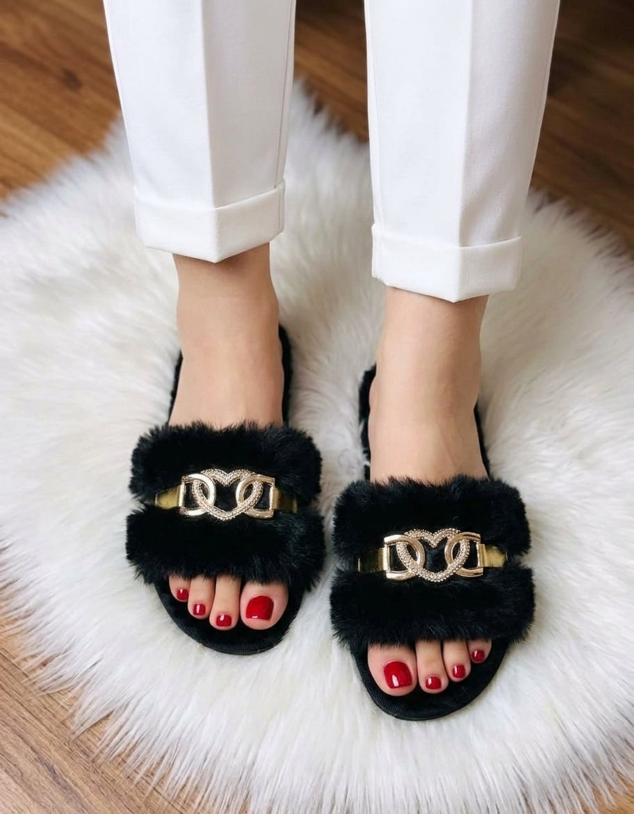004 Fur slipper SH Collection