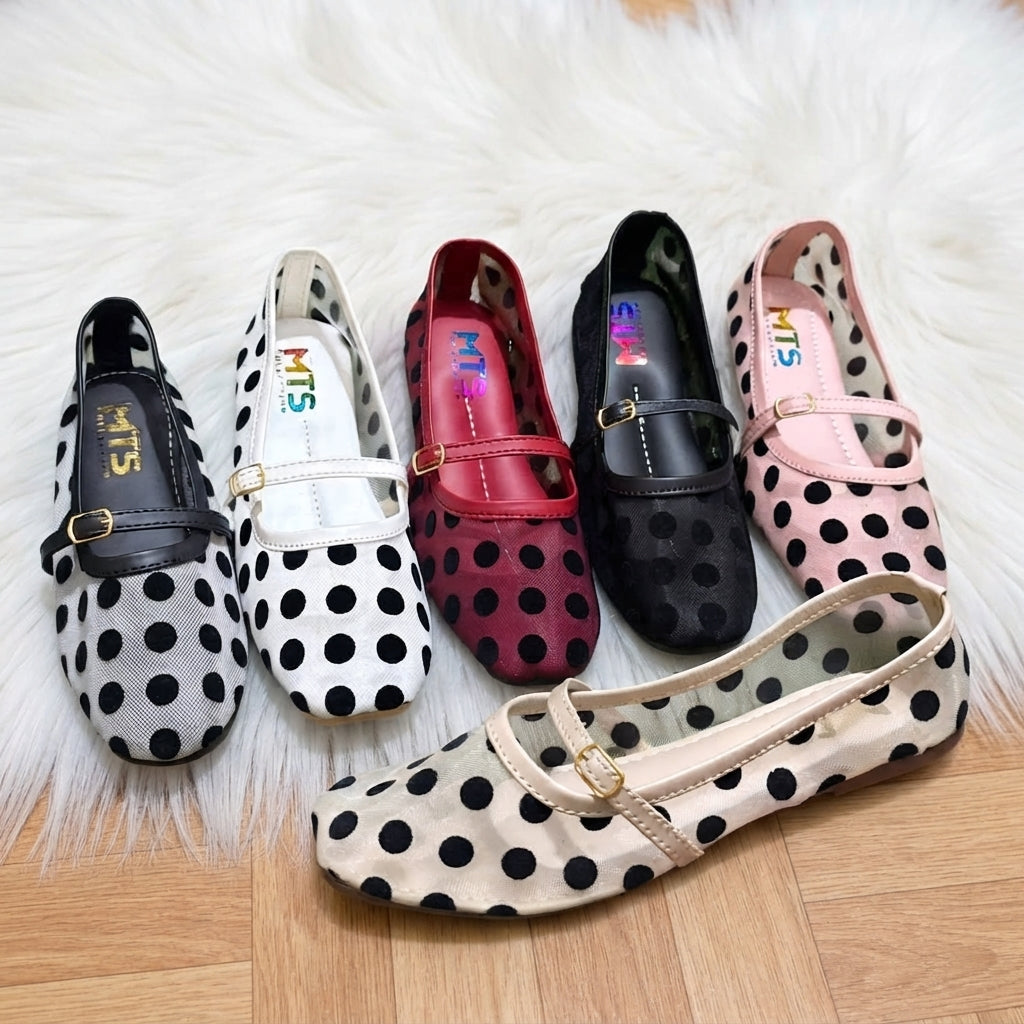 Dot Net Pumps with Ankle Strap SH Collection