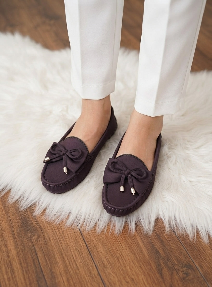 Classic Bow Casual Loafers SH Collection