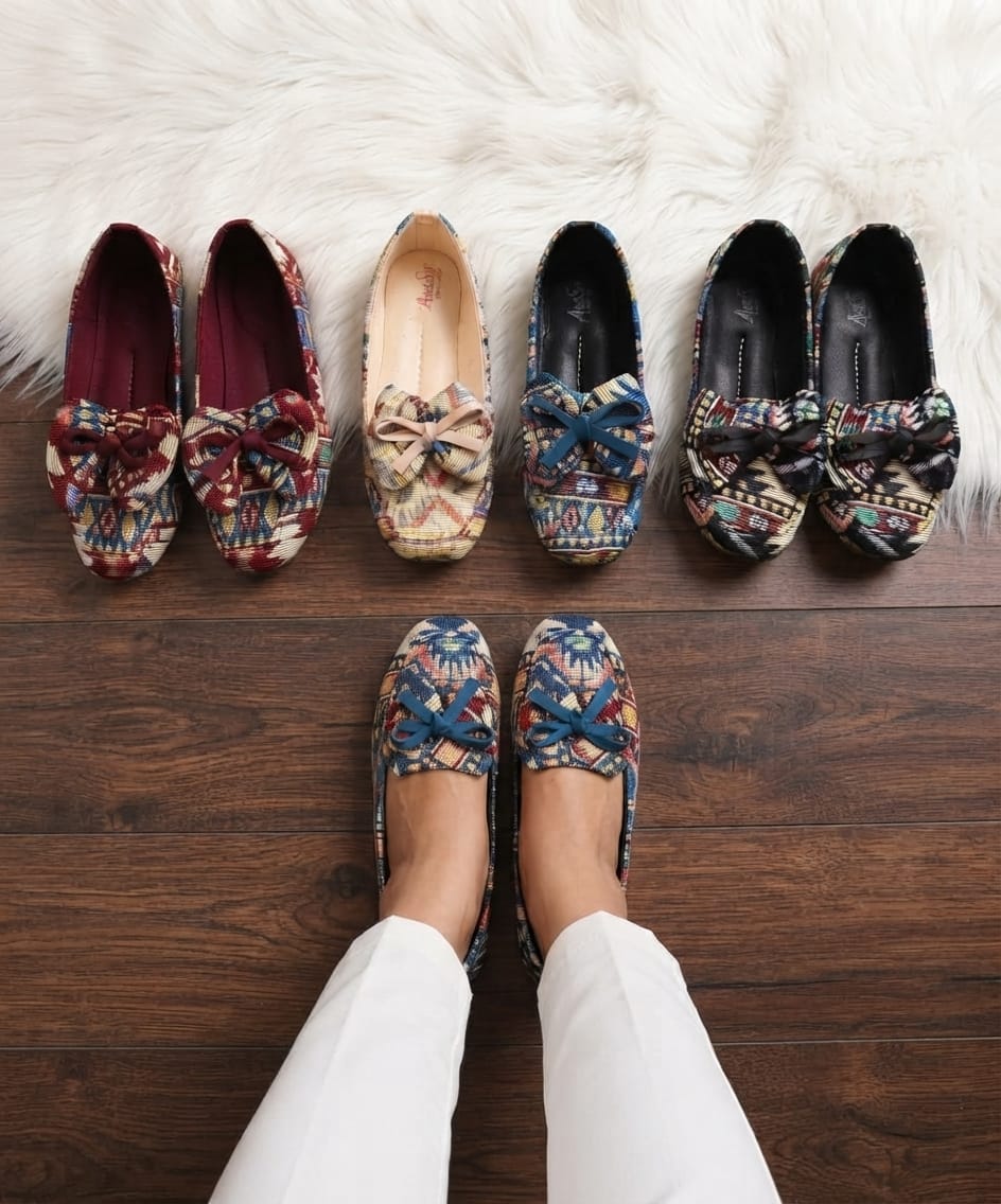 Multi Bow Loafers SH Collection