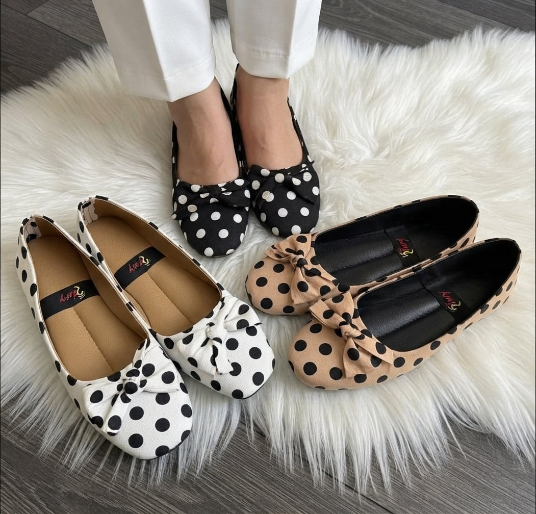 Polka Dot Bow Pumps SH Collection