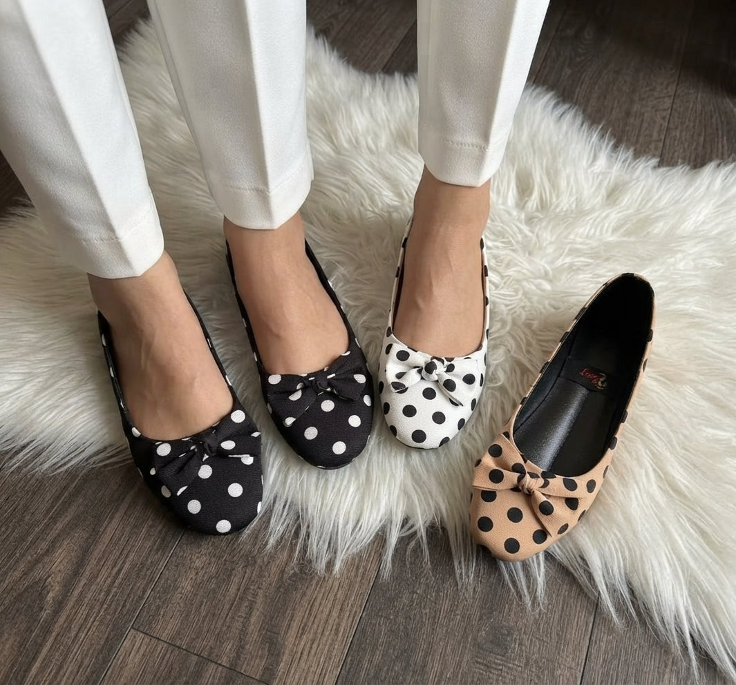 Polka Dot Bow Pumps SH Collection