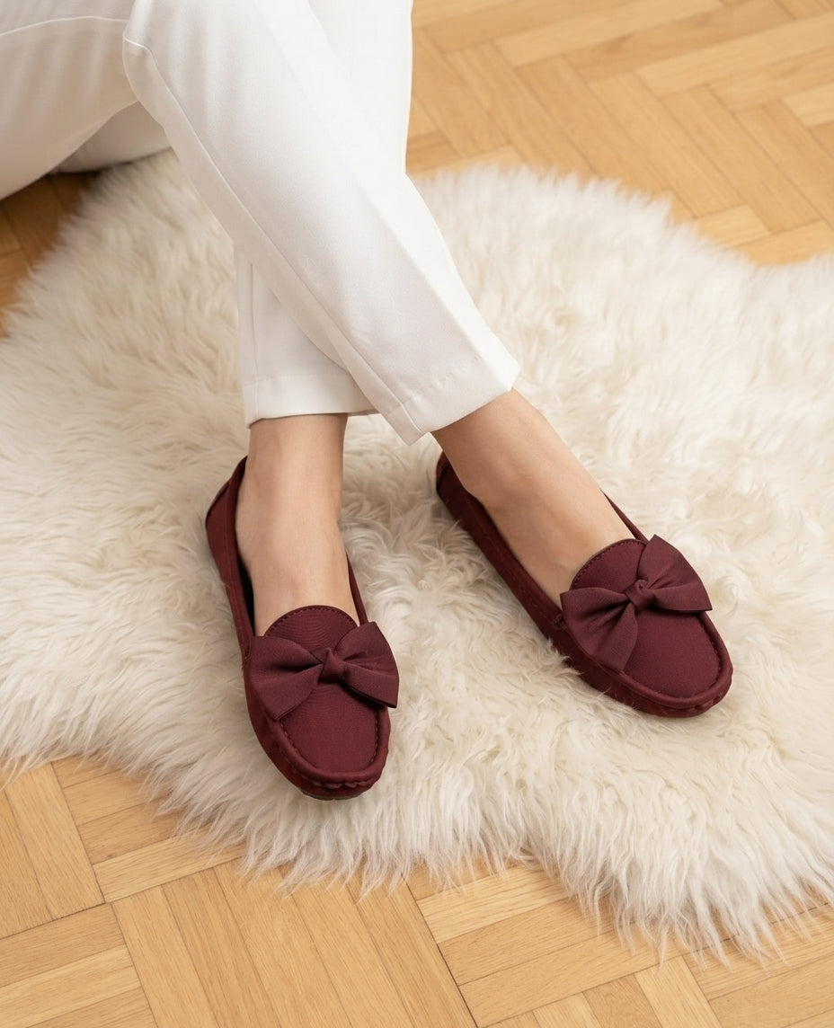 Stylish Bow Loafers SH Collection