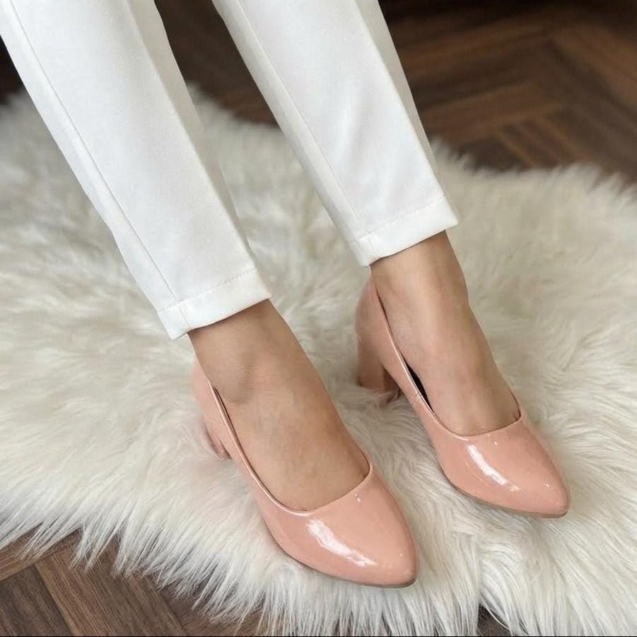 Block Heel Court Shoes - in 5 colors - SH Collection