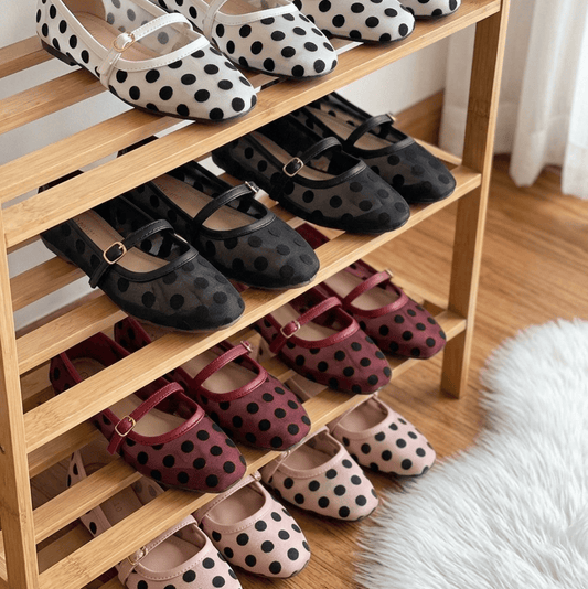 Dot Net Pumps with Ankle Strap - SH Collection