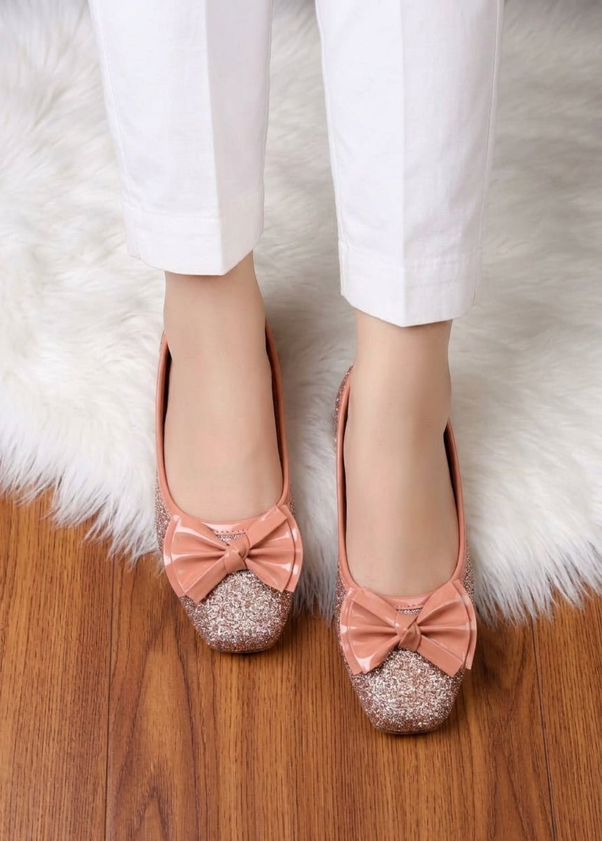 Glitter bow pumps - SH Collection