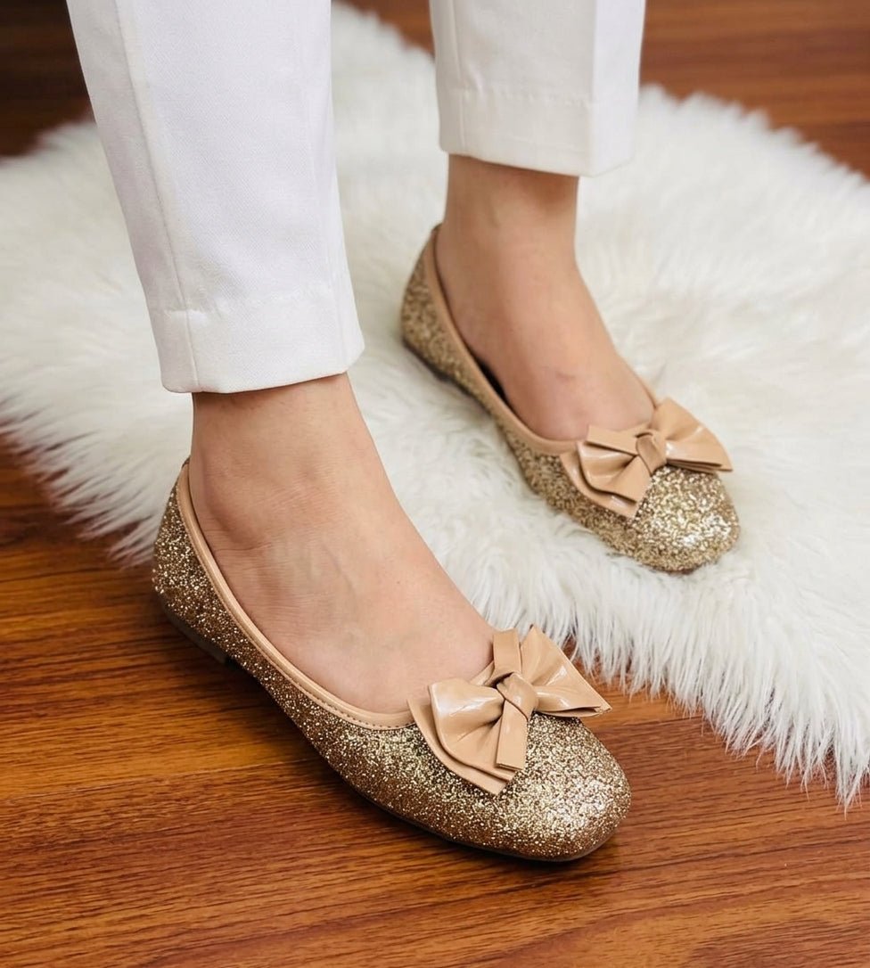Glitter bow pumps - SH Collection