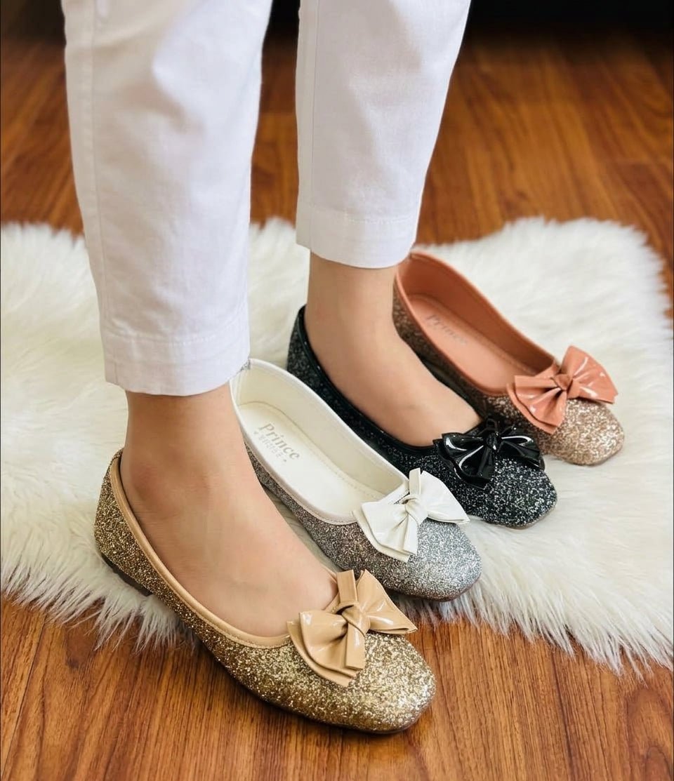Glitter bow pumps - SH Collection