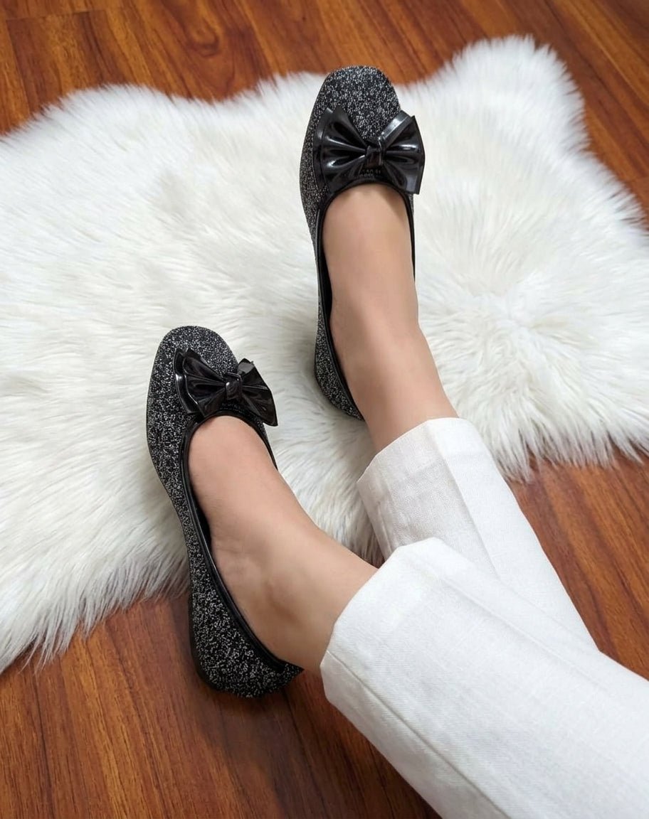 Glitter bow pumps - SH Collection