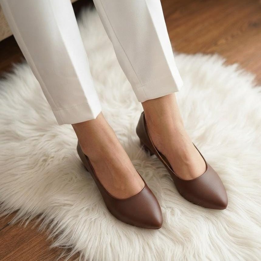 Matte Block Heel Court Shoes - 6 stunning colors - SH Collection