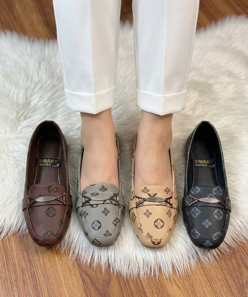Monogram Printed Loafers - SH Collection