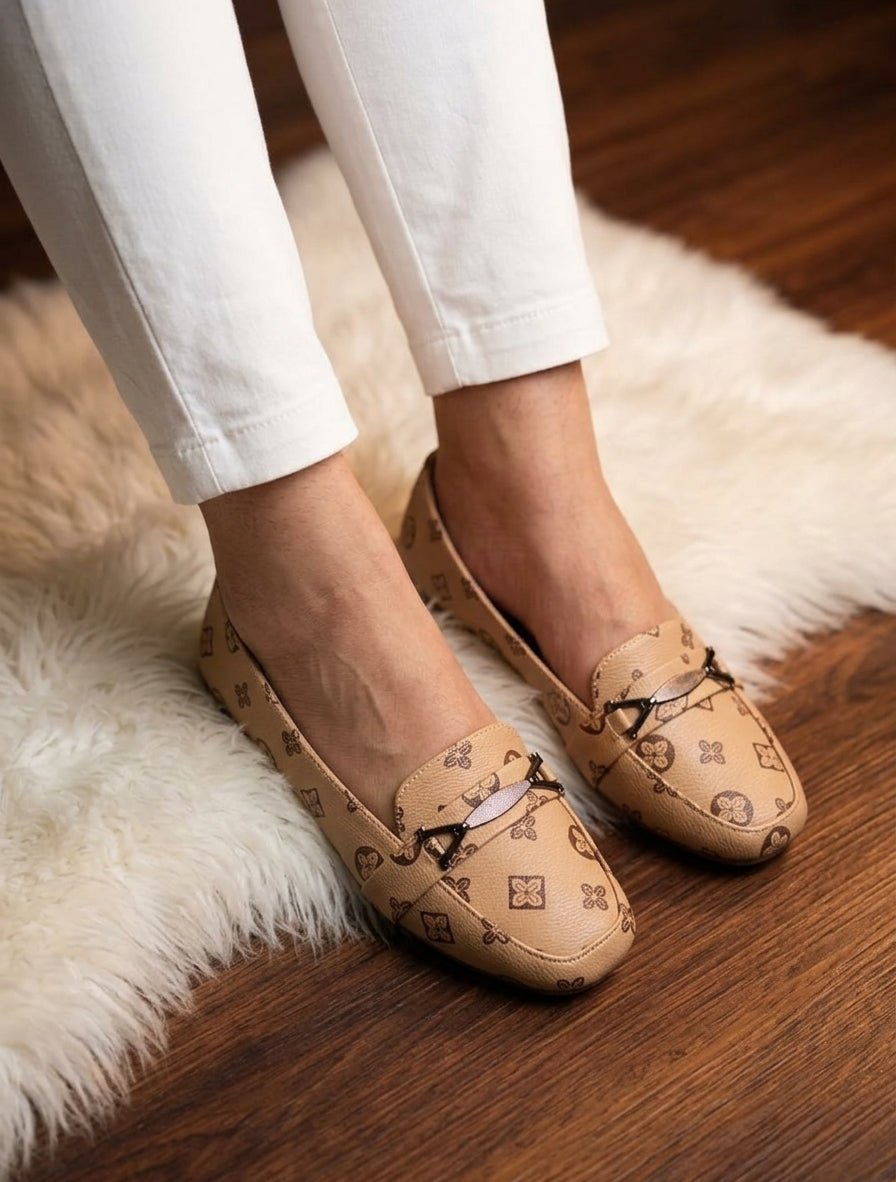 Monogram Printed Loafers - SH Collection