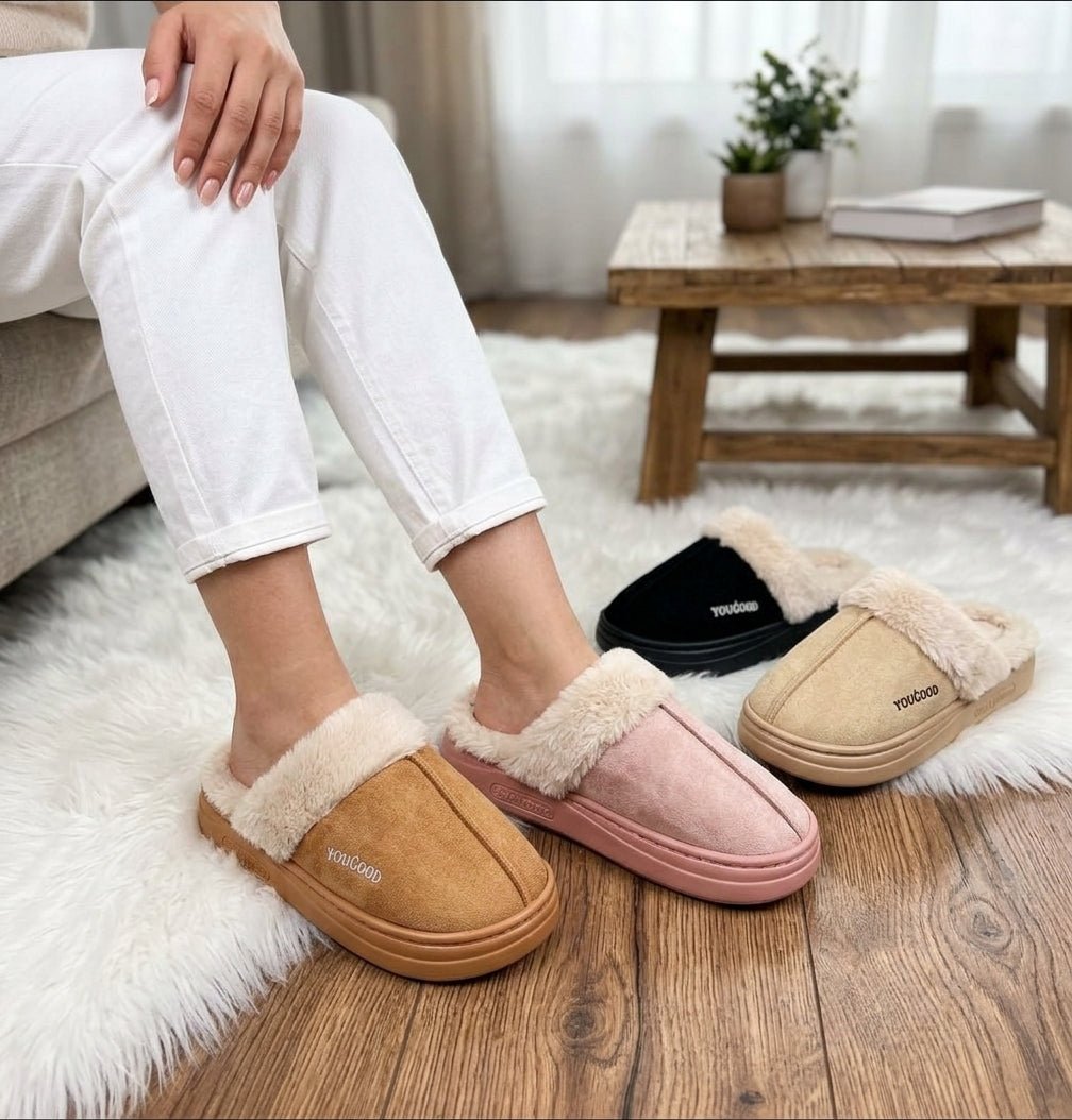 Plush Comfort Slip-On Mules - SH Collection