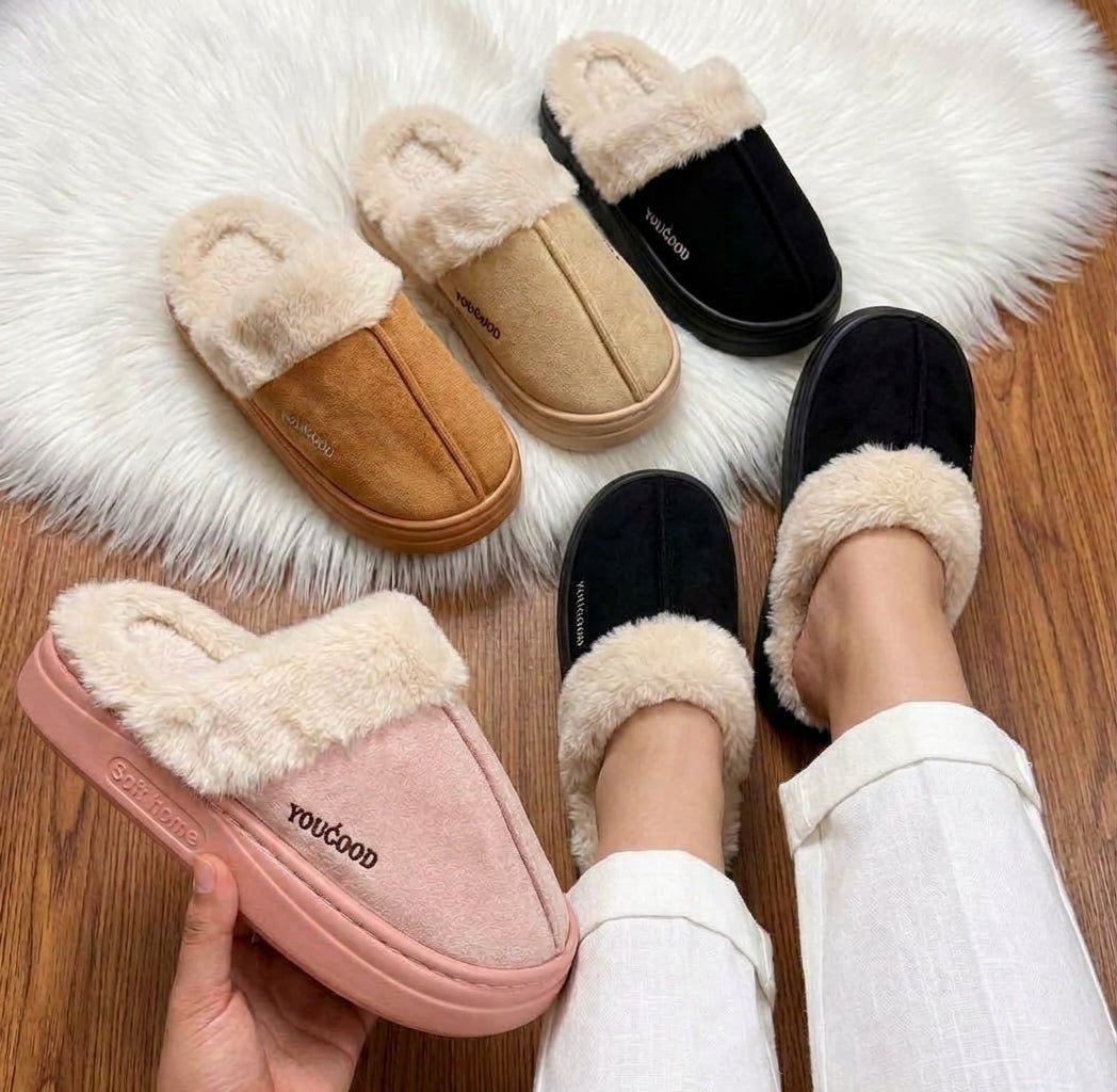 Plush Comfort Slip-On Mules - SH Collection