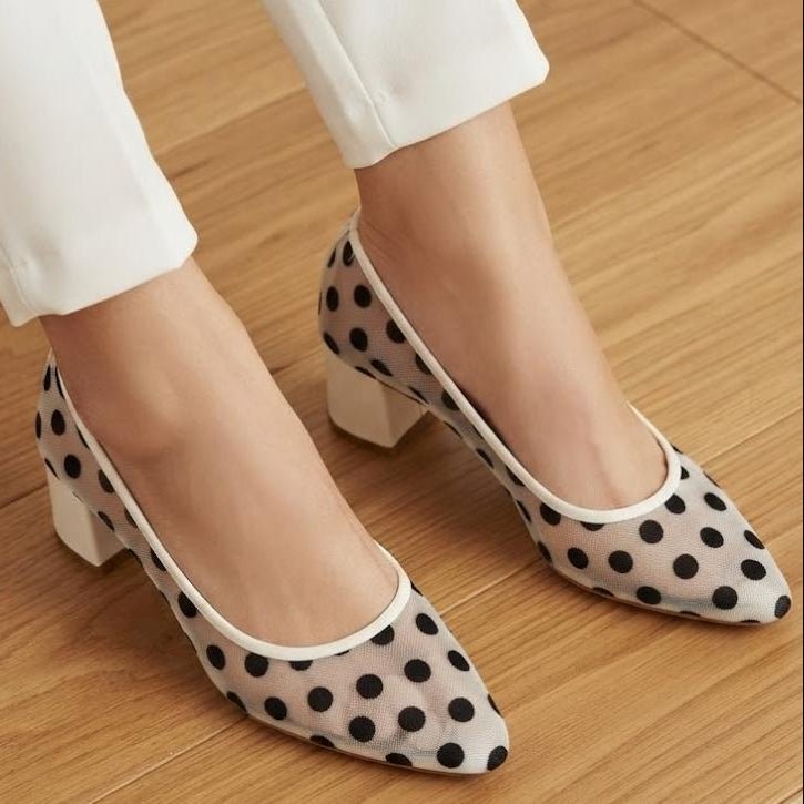 Polka Dot Net Court Shoes - 3 Colors - SH Collection