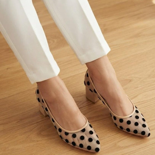 Polka Dot Net Court Shoes - 3 Colors - SH Collection